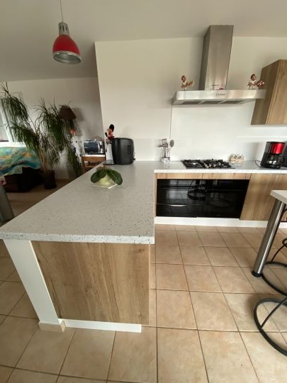 Remplacement d'un piano de cuisson par deux meubles bas fours et une plaque de cuisson induction - Ardèche